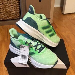 adidas Kids Sneakers in Green and White